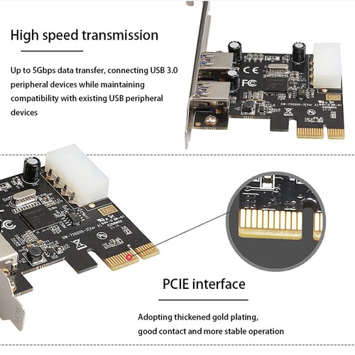 Extender PCIe Converter PCIe Expansion card Splitter Converter riser card 5Gbps - Picture 4 of 8