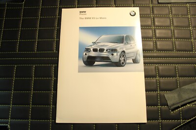 RAR VIP Original Prospekt/brochure Pressemappe presskit BMW X5 Le Mans V12 LMR