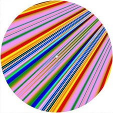 Graphical Slipmat Slip Mat 12" DJ Turntable Record Player ABSTRACT STRIPES 6 New