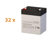 APC SURT8000XLT-1TF3 UPS Replacement Battery Set by SigmasTek- 12v 5.5