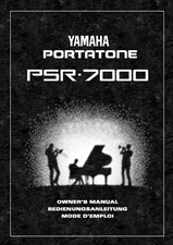 Yamaha PSR-7000 Instruction Manual: 174 Pages & Protective Covers!