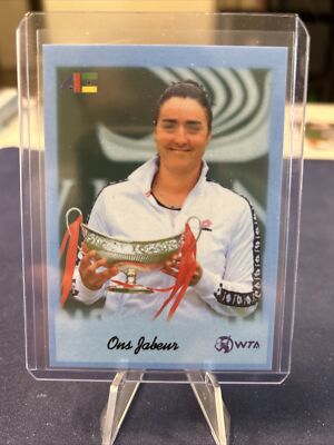 2020-21 ALL SPORTS #117 ONS JABEUR BLUE ROOKIE CARD RC #D /50 - T03