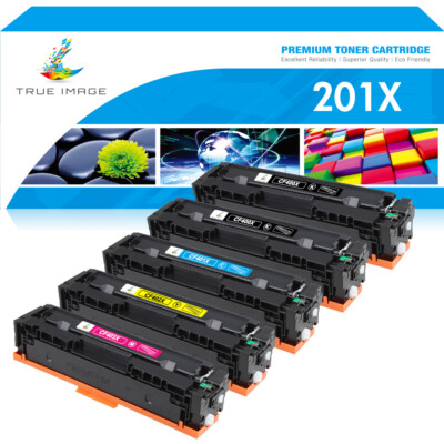 5PK CF400X 201X 201A Toner Set For HP Color LaserJet Pro MFP M277dw M277c6 M252