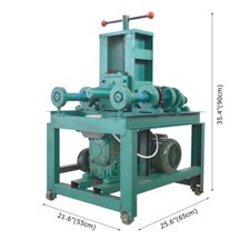 220V 3HP Electric Pipe Tube Bender With 15 Round Die Set  Pipe Bending Machine