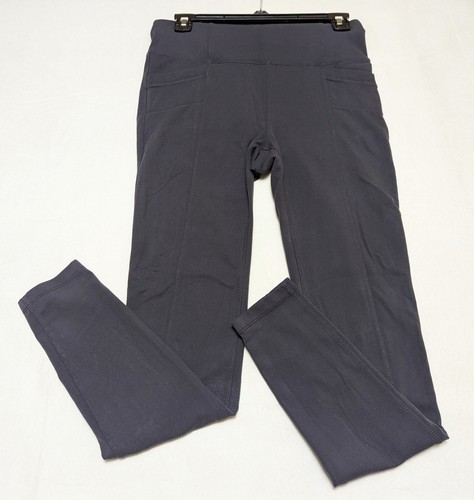 Athleta Women's Size Medium Charcoal Gray Yoga Leggings With Back Pockets - 第 1/16 張圖片