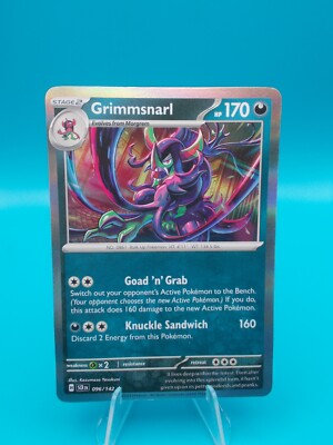 Grimmsnarl 096/142 Sv07: Stellar Crown Pokémon TCG Holo Near Mint/Mint