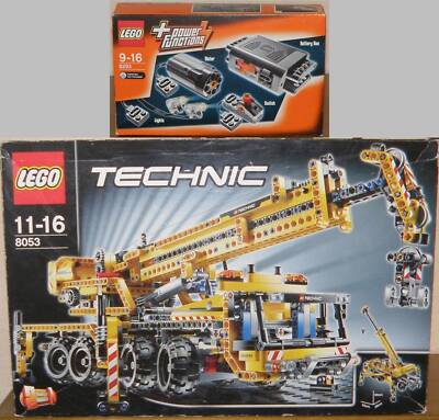 LEGO Technic 8053 Mobiler Kran 100% komplett mit OVP BA + 8293 PowerFunctions