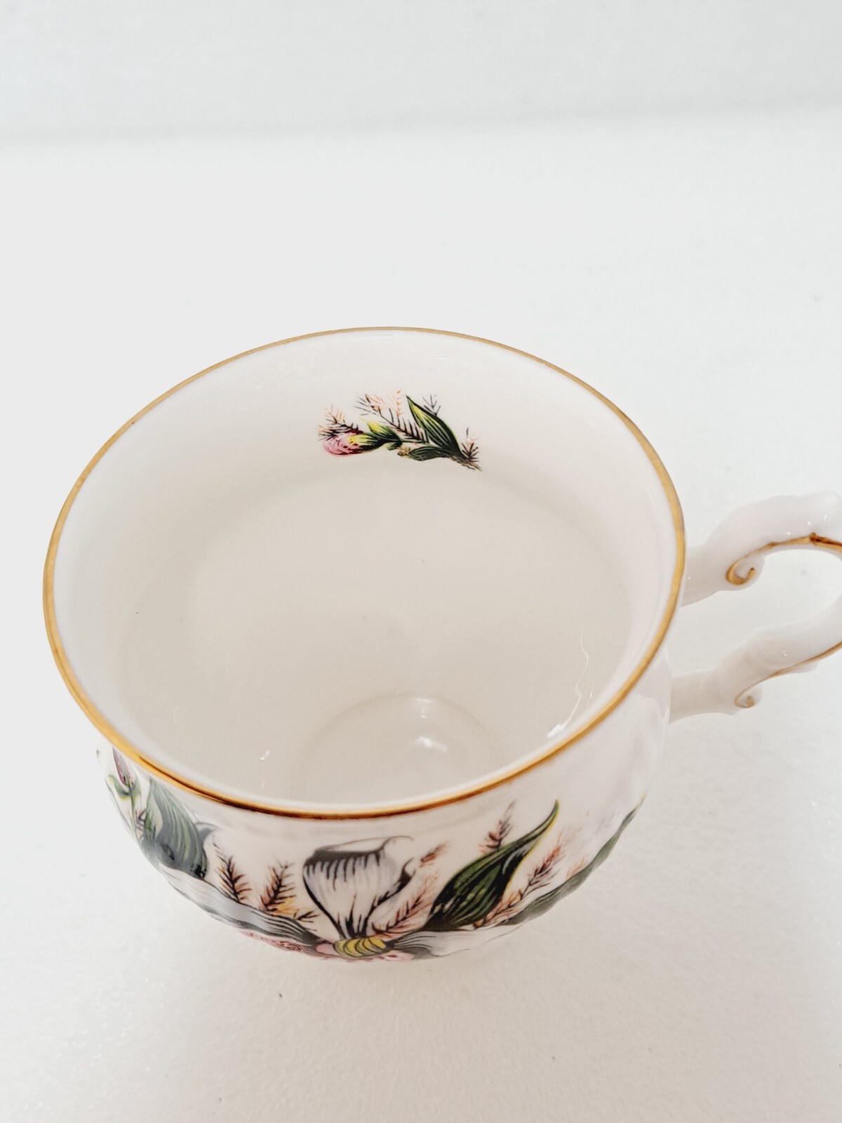 SAOLA Tazza da tè "Lady Slipper" fiori provinciali canadesi SOLO ricambio