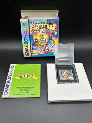 Game & Watch Gallery 2 - PAL / EUR - Game Boy Color  - OVP / CIB / Boxed - Top