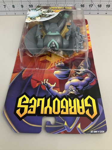 GARGOYLES STEEL CLAN ROBOT 1995 NUOVO CON SCATOLA SIGILLATO KENNER VINTAGE non sciolto completo - Foto 6 di 6