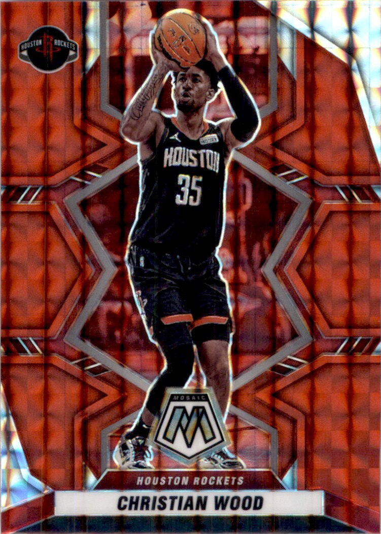 【2/25】Christian Wood rockets glorified Christian Wood 2020-21 Illusions #122 Blue Parallel #/25