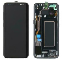 (NEW) LCD Schermo Touch Completo ORIGINALE Samsung S8 GH97-20457A SM-G950F Nero 