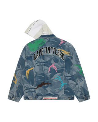 AAPE デニムジャケット M7524XXJ Lサイズ セール】AAPE NOW
