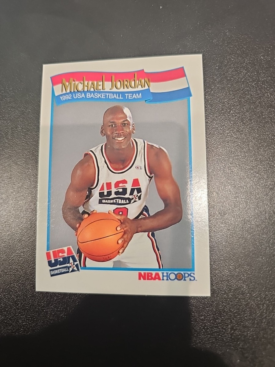 MICHAEL JORDAN 1991-92 NBA Hoops #579 1992 USA Basketball | eBay