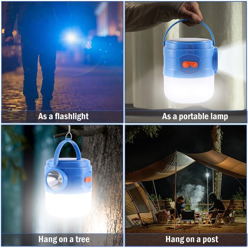Lámpara LED Solar Portátil para Camping USB Recargable Tienda de Campamento Luz Linterna Lámpara - Imagen 11 de 18