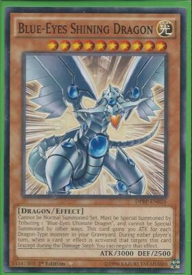 Yugioh - Blue-Eyes Shining Dragon - 1st Edition Card | eBay