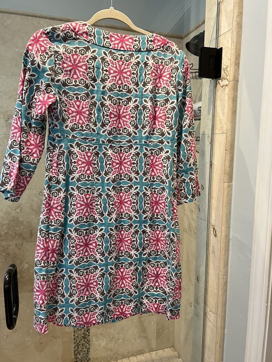 Boden Kate Linen Dress Pink White Blue Lattice US Size 6R | eBay Boden Kate Linen Dress Pink White Blue Lattice US Size 6R | eBay