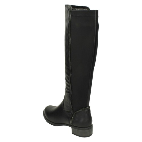 Botas Femeninas Spot On Con Cierre De Cremallera F5R0868 - Imagen 5 de 19
