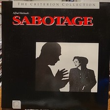 Alfred Hitchcock's Sabotage- LASERDISC - Sylvia Sydney 1936 