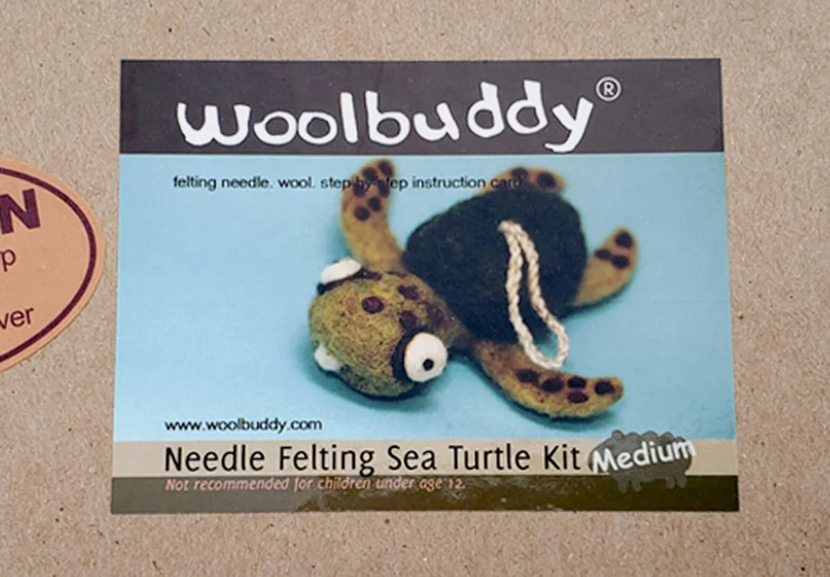 Woolbuddy Needle Felting Animal Kits Pick from Giraffe, Owl, Panda or Sea  Turtle