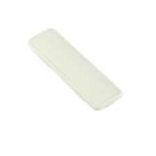 PLAQUE CACHE NUMEROS CADRE SCOOTER TUN'R ADAPT. BOOSTER/BW'S/NITRO/AEROX BLANC