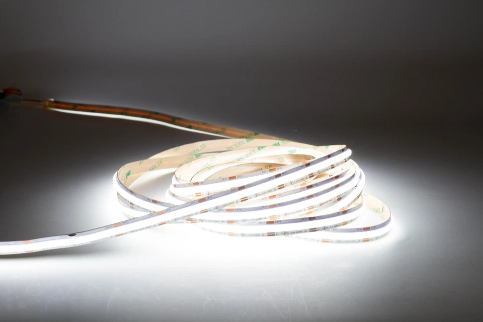 16ft Dual Color Under Cabinet COB LED Light Strip 2700K - 6500K + Remote + Power - Image 4 of 4