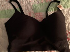 Pink by Victoria Secret padded Sports bra Black Size XS NWT