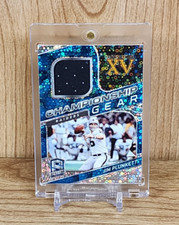 2020 Spectra Jim Plunkett Championship Gear Jersey Super Bowl XV # /50 Raiders