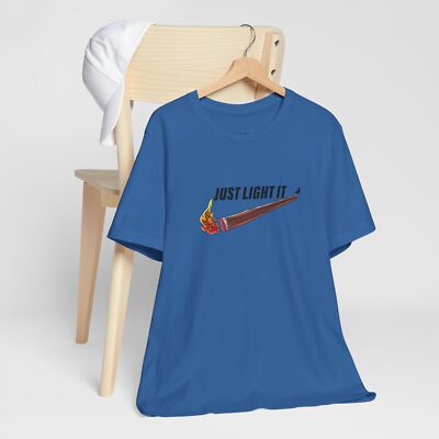Pato Urban Unisex Tee - Just Light It' Graphic T -shirt - Streetwear Humor Style