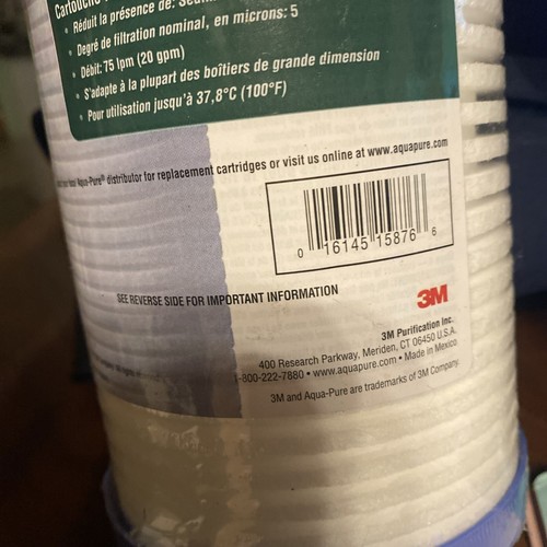 Aqua Pure ap810 whole house water filter cartridge, new, sealed in plastic - Picture 4 of 6