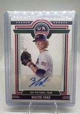 2022 Panini USA Baseball Stars & Stripes - 18u National Team Signatures...