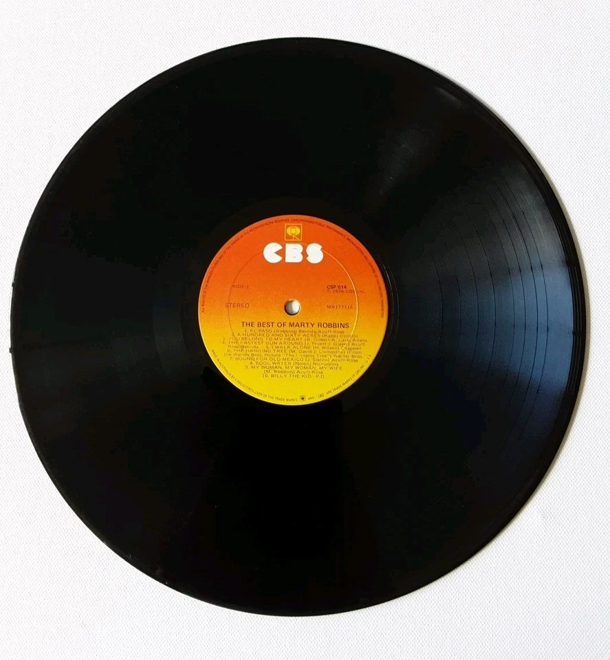 The Best Of Marty Robbins Vinyl Record 1976 - Image 4 of 4