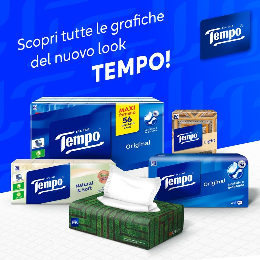 Tempo Complete care - 10 pacchetti di fazzoletti balsamici