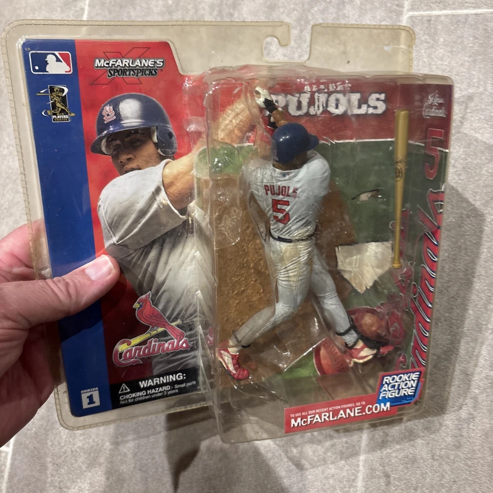 Albert Pujols McFarlane Rookie Series 1 Sport Picks 2002 Action Figure See Cond. - Image 3 of 4