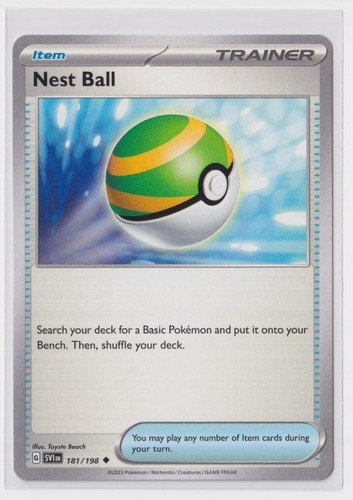 Pokemon Scarlet and Violet 181/198 Nest Ball