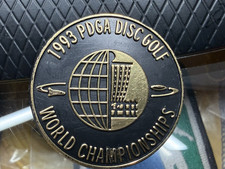 Disc Golf Wham-o Frisbee Lapel hat pin 1993 PDGA world Championships