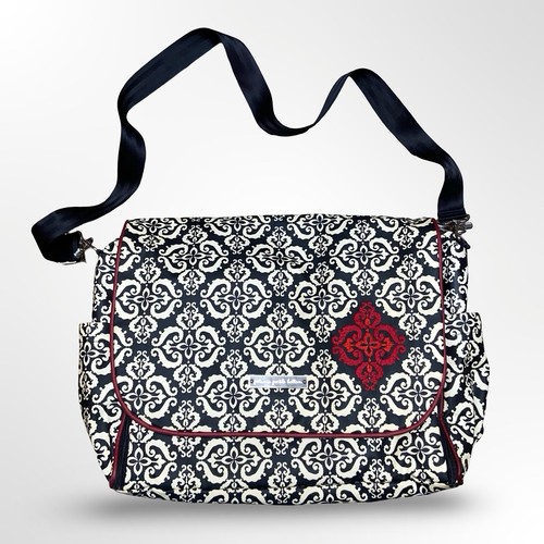 Petunia Pickle Bottom Diaper Bag Messenger Bag Black White Red Baby Travel Tote