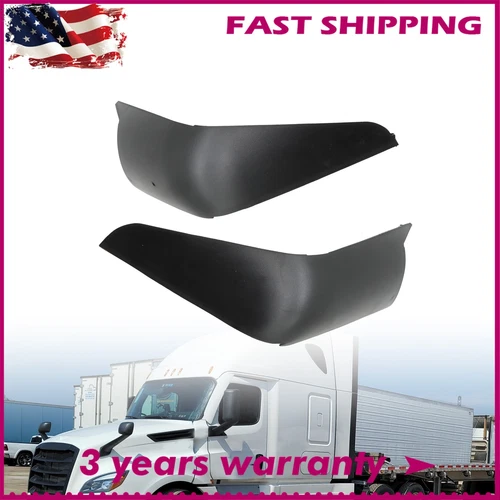 For Freightliner Cascadia New LH&RH Side Black Door Mirror Arm Cover 2018-2023