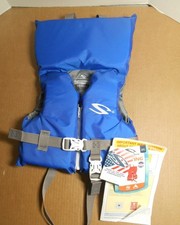 Sterns Heads-up Infant Under 30 lbs Blue Boating Life Jacket New