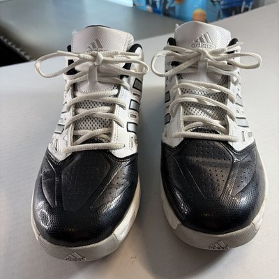 Adidas TS Bounce Commander Men 10.5 Black White Basketball Shoes