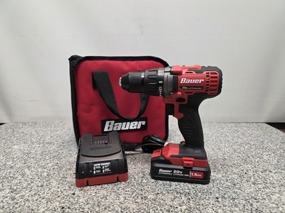 Bauer 20V Li-Ion Cordless 1/2'' Drill Driver Keyless Chuck (1791C-B1) 
