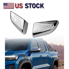 Chrome Mirror Covers for Chevy Silverado GMC Sierra 1500 2023+ Glossy Style