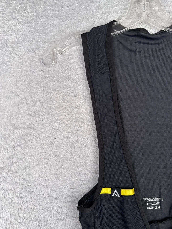 Troy Lee Designs Pantalones cortos con tirantes de ciclismo 32-34 Medium Negro Amarillo Nylon Blend ACE Foto 3 de 4