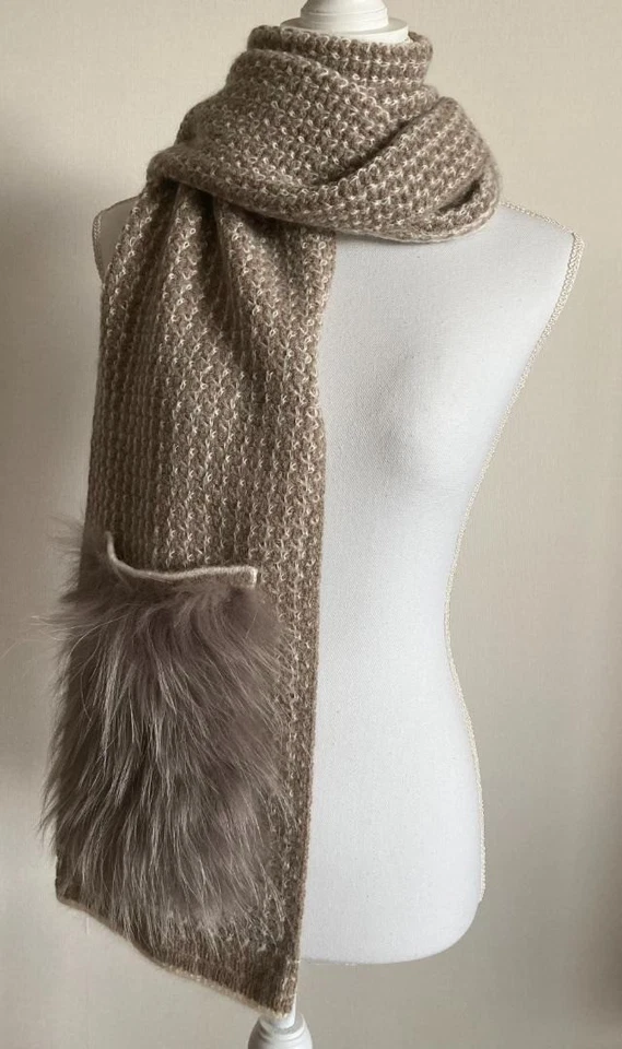 Bufanda estola de piel de Elna Echarpe LOUIS VUITTON M75090 Foto 2 de 4