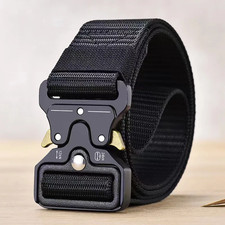M EnS Outdoor Tactical Multifunction Survival Belt Canvas Nylon