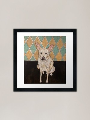 Anthony's Pooch Gerahmter Kunstdruck Gerahmtes Wandbild Poster Leinwanddruck Bild