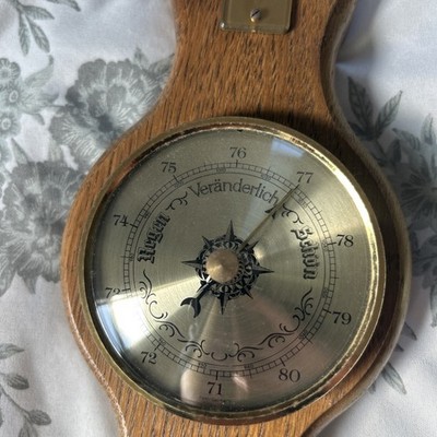 Vintage Regen Veranderlich Schon Metric Weather Station Cleaned Used Rare