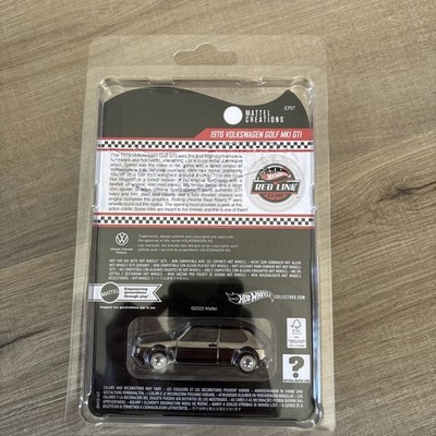 1:64 Hot Wheels Limited Edition RLC 1976 Volkswagen Golf Mk1 GTI