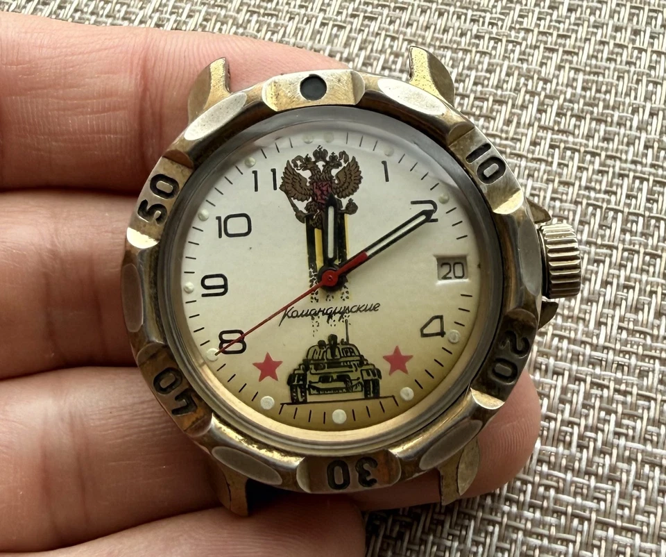 Watch USSR Vostok Komandirskie Commander Military Soviet Rare Vintage - Image 3 of 4