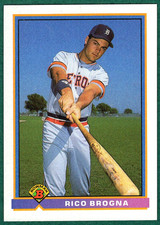 Rico Brogna - 1991 Bowman #134 - Detroit Tigers Baseball Card
